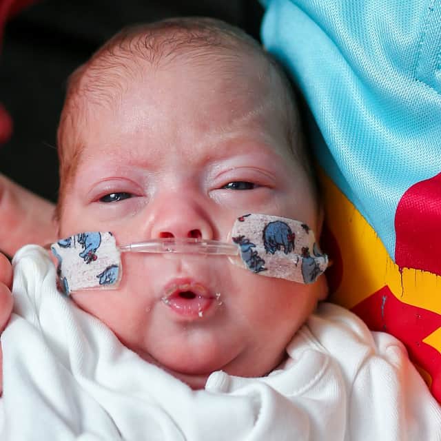 Millie Richardson went home on March 11 after being born 1 weeks early on Christmas Day.