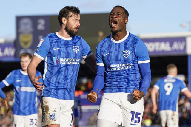 Christian Saydee is back in Pompey's team - a month after failing to make the squad. Picture: Jason Brown/ProSportsImages