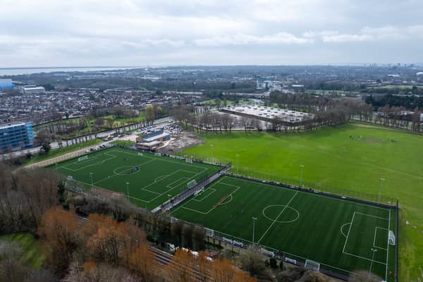 Two pitches at the King George V playing fields in Cosham. Picture: Marcin Jedrysiak