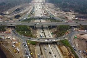 The current state of the M25 encircling London this morning. Pompey fans are set to face major disruption on their trip to Peterborough this morning. Picture: National Highways