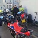 Police searched several individuals and found different types of narcotics. They also seized several e-scooters. Picture: Hampshire and Isle of Wight Constabulary.