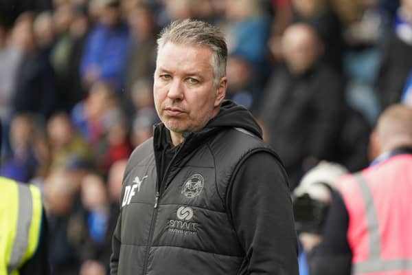 Peterborough United boss Darren Ferguson in yesterday's 1-0 defeat by Pompey. Pic: Jason Brown/ProSportsImages