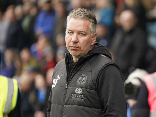 Peterborough United boss Darren Ferguson in yesterday's 1-0 defeat by Pompey. Pic: Jason Brown/ProSportsImages