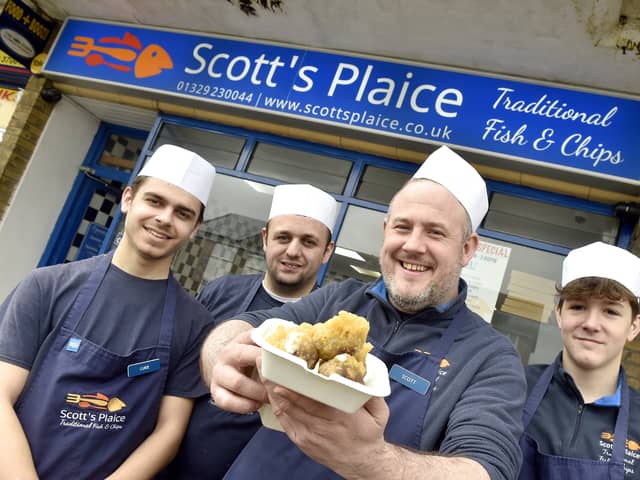 We tried a battered Cadbury's Creme Egg at Scott's Plaice in Gosport, which they have added to the menu in the build up to Easter.