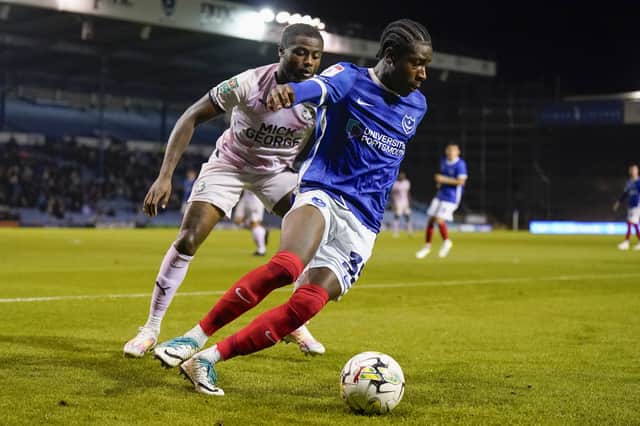 Koby Mottoh will today learn whether he has a Pompey future. Picture: Jason Brown/ProSportsImages