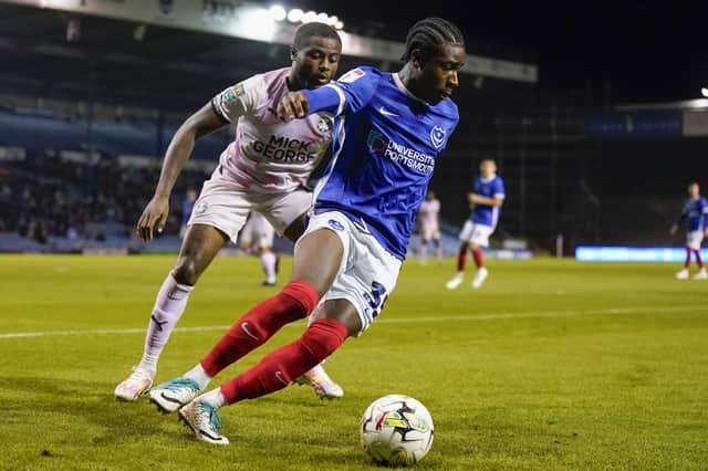 Koby Mottoh will learn on Friday whether he has a Pompey future. Picture: Jason Brown/ProSportsImages