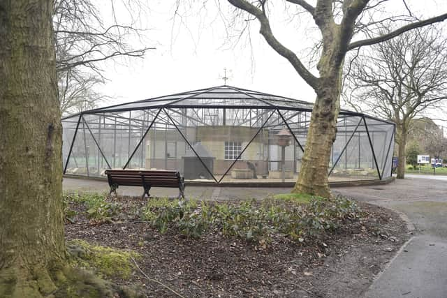 The aviary in Victoria Park