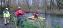 A teenager was rescued by firefighters after getting swept away in the current on March 16. 