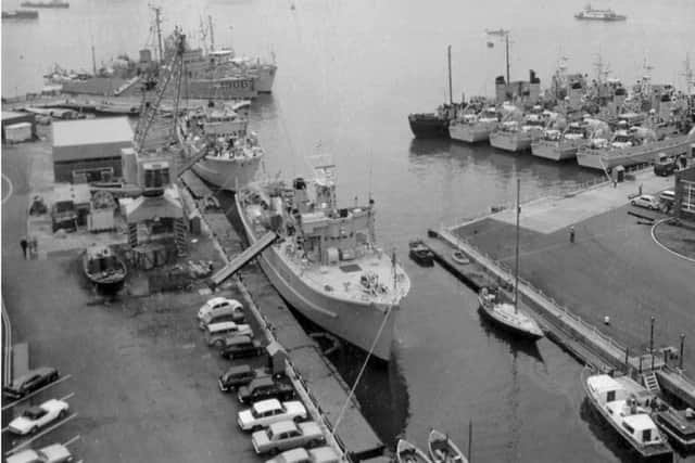 HMS Bronington in Portsmouth. Pic: Bronington Trust