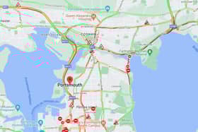 Delays continue as repair work takes place on Eastern Road. 