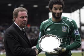 Harry Redknapp is back in the dug out with England. He will manage former Pompey goalkeeper David James and Jermain Defoe. (Image: GLYN KIRK/AFP via Getty Images)