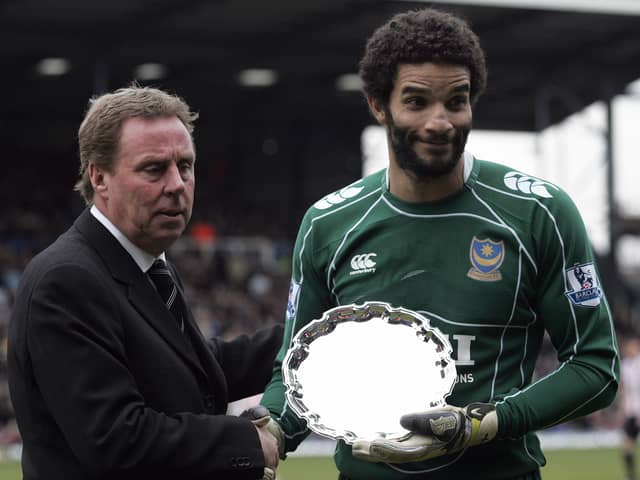Harry Redknapp is back in the dug out with England. He will manage former Pompey goalkeeper David James and Jermain Defoe. (Image: GLYN KIRK/AFP via Getty Images)