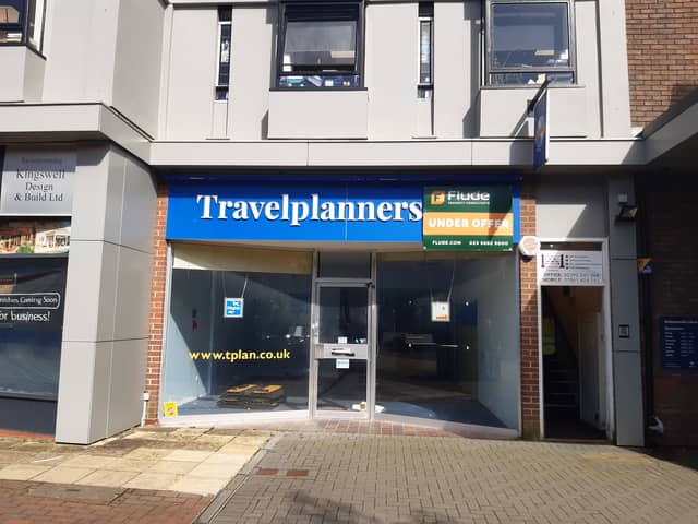Former travel shop was set to become a nail bar