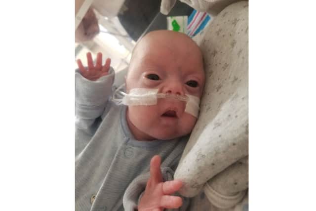 Lincoln-James Moore was a beautiful, thriving baby boy who sadly died at three months old. His loving family has paid tribute to him. 