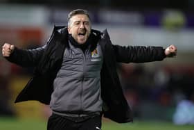 Northampton boss Jon Brady faces Derby County this weekend - and could do Pompey a big favour. Pic: Getty Images