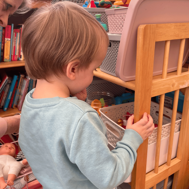 Noah loves playing with trains, working out puzzles, and swimming