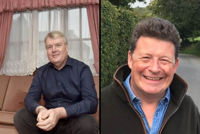 Seán Woodward (left) and Hugh Lumby