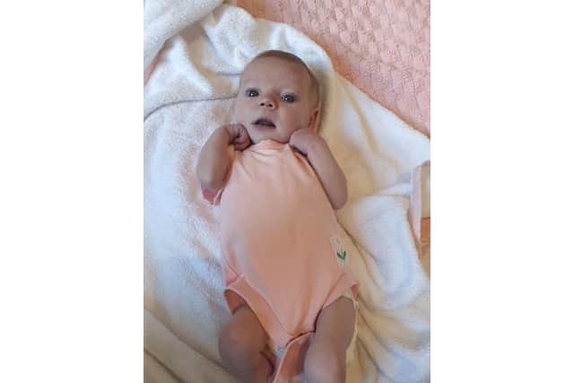Marnie Samantha Powell-Sherrard tragically died at seven weeks old.