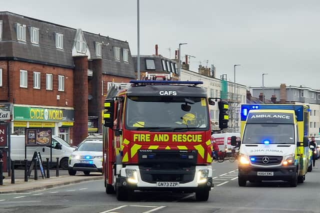 The scene outside Green Posts in London Road, Hilsea. Picture: Habibur Rahman.