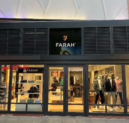 Menswear brand, Farah, was founded in 1920 in Texas and the Gunwharf Quays store is its first outlet store.
