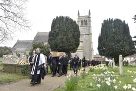 Hundreds today turned out for the funeral of respected Gosport ABC head coach and community figure Darren Blair. Pic: Sarah Standing.