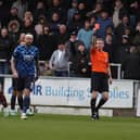 Former Pompey defender Sonny Bradley is sent off for Derby County at Northampton. Pic: Getty