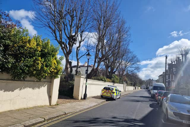 A 26-year-old man from Bishopstoke, a 22-year-old man from Fareham, a 21-year-old man from Fareham and a 19-year-old man from Watford have all been arrested on suspicion of possessing a firearm with intent to cause fear of violence.