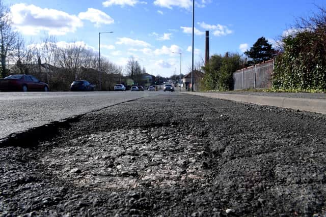 Potholes continue to plague Hampshire. 