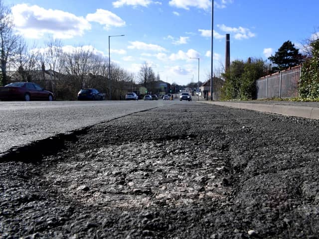 Potholes continue to plague the city of Portsmouth. 