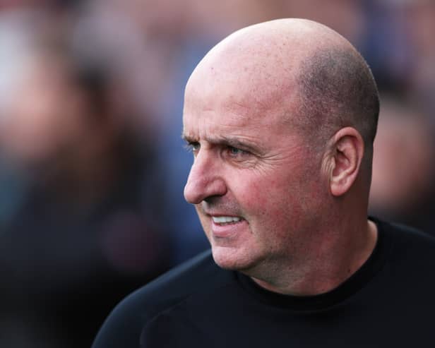 Former Pompey boss Paul Cook in Chesterfield's win over Boreham Wood on Saturday. Pic: Getty.