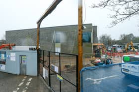 Construction site at Fareham Live, Osborn Road, Fareham

Picture: Chris Moorhouse (jpns 120324-04)