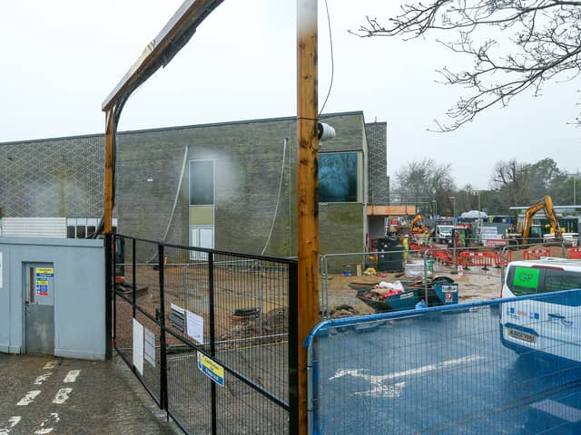 Construction site at Fareham Live, Osborn Road, Fareham

Picture: Chris Moorhouse (jpns 120324-04)