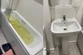 Emily Drum and her partner moved into the Kingston Prison housing development in December 2023. Since moving in, they have experienced their bath tub fill with human urine and faeces following a problem with the drain. 