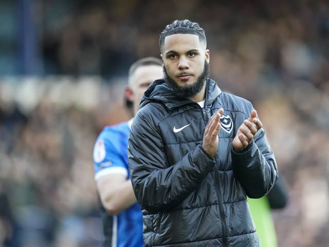 Pompey's Myles-Peart Harris. Pic: Jason Brown/ProSportsImages