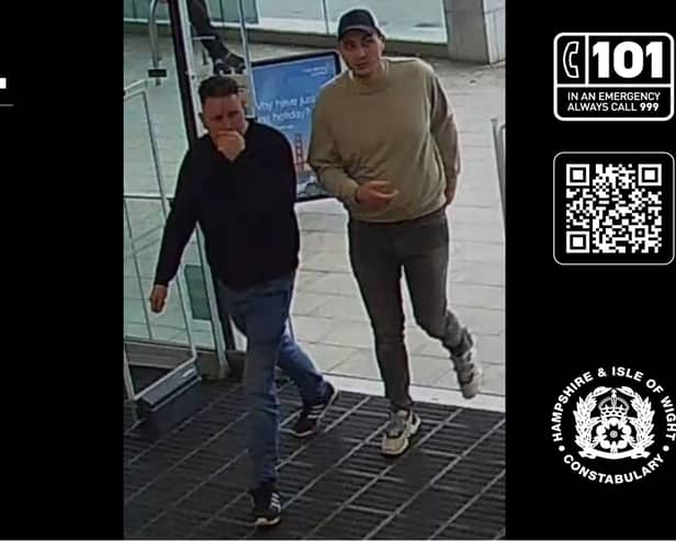 Police have launched an appeal following the theft of £768 worth of clothing, including jumpers, jackets and shirts.


Picture credit: Hampshire and Isle of Wight Constabulary 