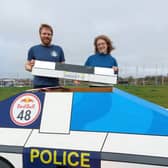 Charlie Gough and Lauren Webb were members of Go Go Gadget Soapbox team that won the Red Bull Soapbox Race in 2022.