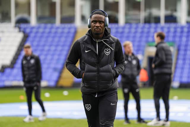 Christian Saydee has been ruled out of Pompey's trip to Wycombe on Good Friday