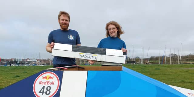 Charlie Gough and Lauren Webb were members of Go Go Gadget Soapbox team that won the Red Bull Soapbox Race in 2022.