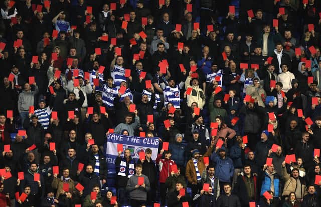 Reading fans have been protesting against Dai Yongge's ownership of the Royals