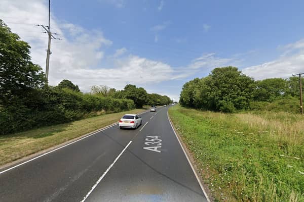 The fatal crash took place on the A354 Salisbury Road at East Woodyates, North Dorset. Picture: Google Street View.