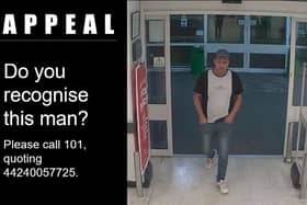 The police have launched an appeal following the theft fo alcohol in an ASDA store in Havant. 