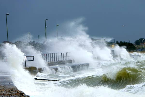 Stormy sea on the Solent at Stokes Bay, Hampshire.
Credit: Alison Treacher
