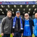 75 years on from attending Pompey v Derby as youngsters, brothers Colin and Alan Snook are back at Fratton Park with sons Martin and Stewart to watch this weeks Derby match (Photo by Alex Shute)