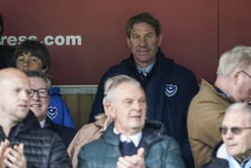 Pompey director Eric Eisner is back on this side of the pond for the Blues' games against Wycombe and Derby