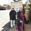 Maria Gay, along with other residents and Cllr. Paul Gray have been campaigning for a new post box to be installed after the old one at Stoke Post Office was closed down. The Royal Mail refused a number of times but after campaigning for less than a year the community has won. 