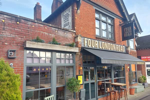 Four London Road has established itself as one of the go to restaurants in the area with customers travelling from across the region.