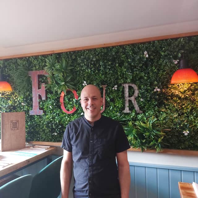Vicente Martinisi, area manager for Four London Road, has been impressed by how far some people have travel to eat with them.