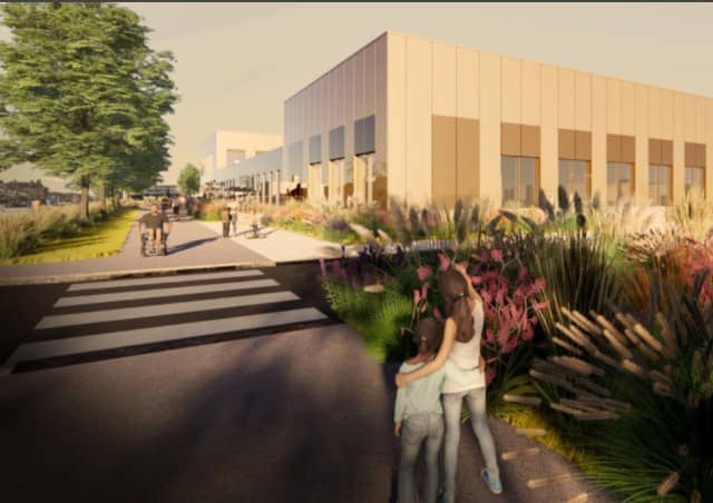An artist's impression of the proposed Bransbury Park Leisure Centre