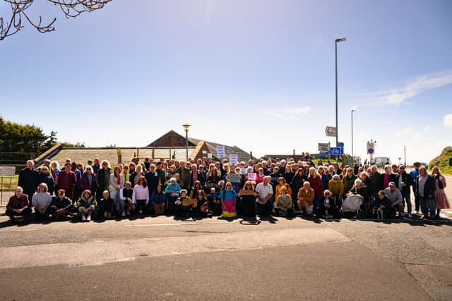 Some of the supporters of the campaign to save Eastney Swimming Pool