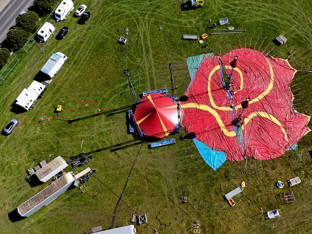 The circus tent is goingup on Southsea Common ready for the fun to start. 


Picture credit: My Portsmouth By Drone 